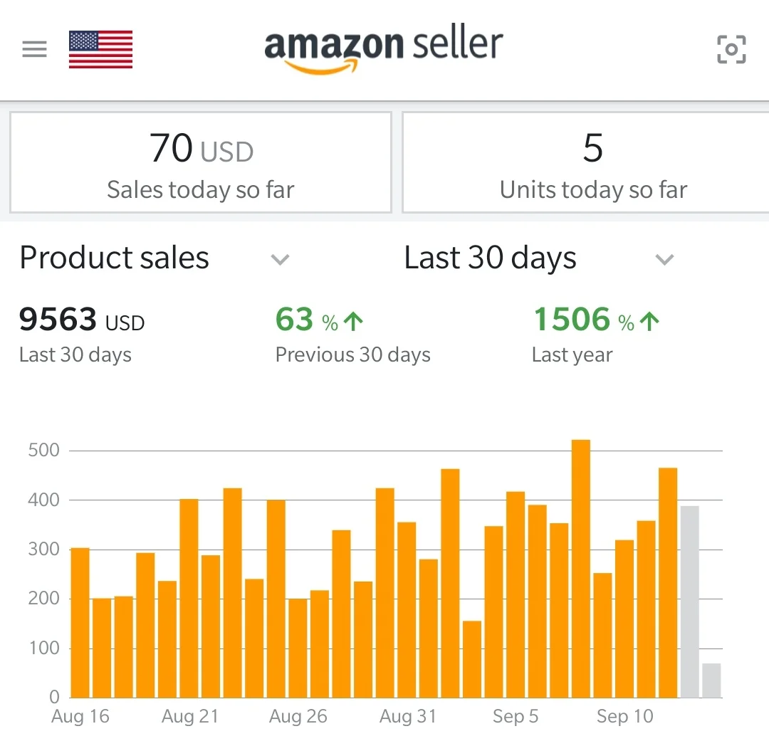 H9 - 1506% Sales Increased I B $600 I A $9.5K